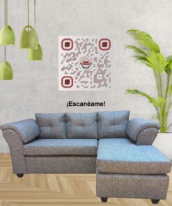 SECCIONAL INTERCAMBIABLE MUSTANG LINO GRIS OSCURO