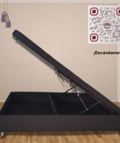 CAMA 1.9M BAUL FUNCIONAL LINO MARENGO 2 PLAZAS