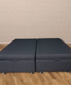 CAMA 1.9M BAUL FUNCIONAL LINO MARENGO KING EUROPEA DIVIDIDA